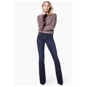 Joe’s Jean The Icon mid rise boot cut jeans in dark wintour wash size 27